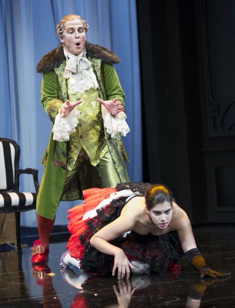 Tobias Pfülb as Baron Ochs - Der Rosenkavalier - Theater Gera - Altenburg - Copyright Stephan Walzl