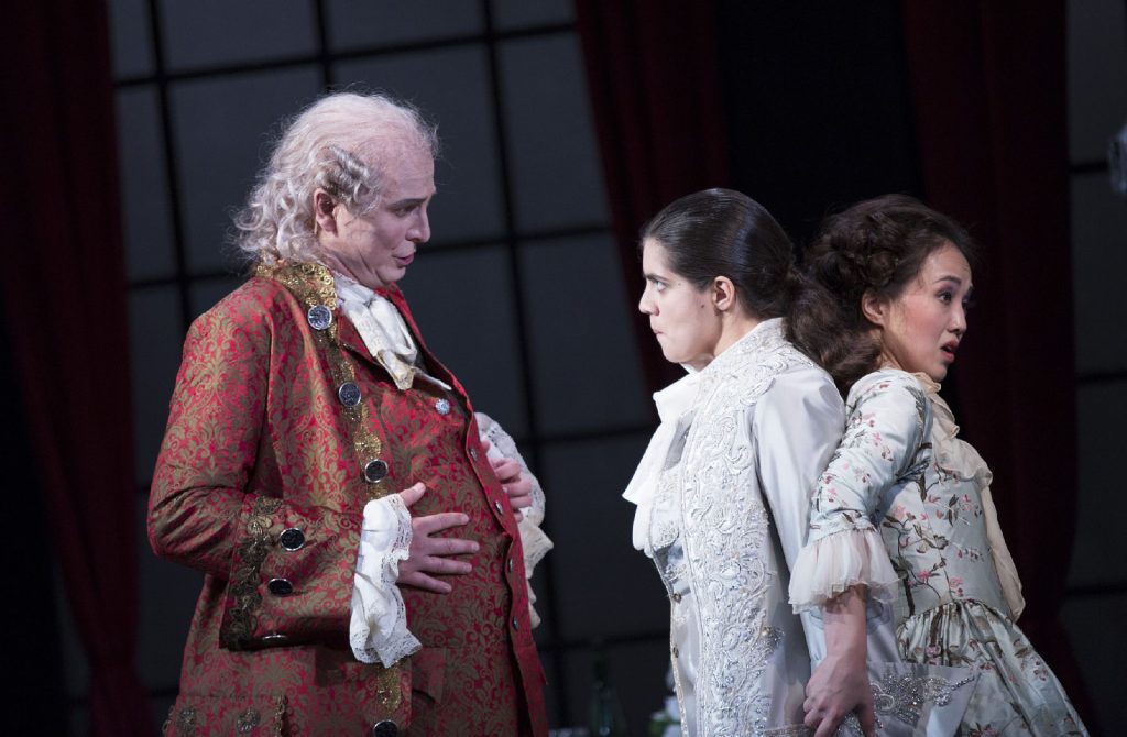 Tobias Pfülb as Baron Ochs - Der Rosenkavalier - Theater Gera - Altenburg - Copyright Stephan Walzl