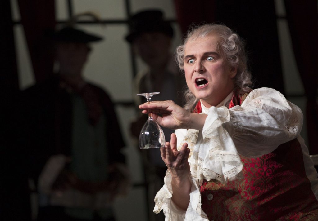 Tobias Pfülb as Baron Ochs - Der Rosenkavalier - Theater Gera - Altenburg - Copyright Stephan Walzl